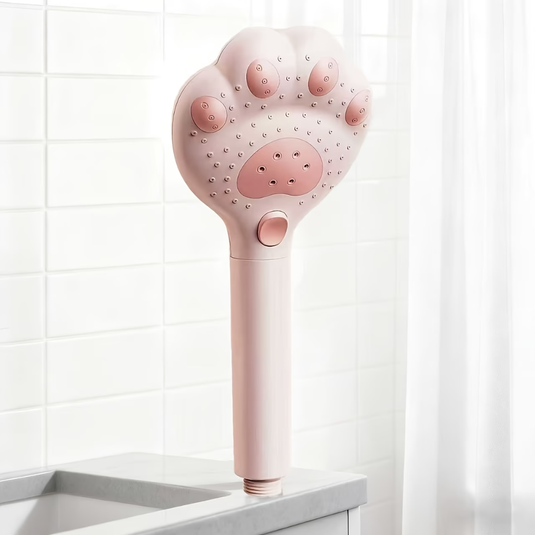 Pawsome Spa | Kattenpoot Douchekop met Massagestand