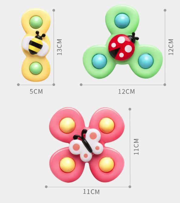 SpinnerToy – Zacht Zuigend Sensorisch Friemelspeelgoed