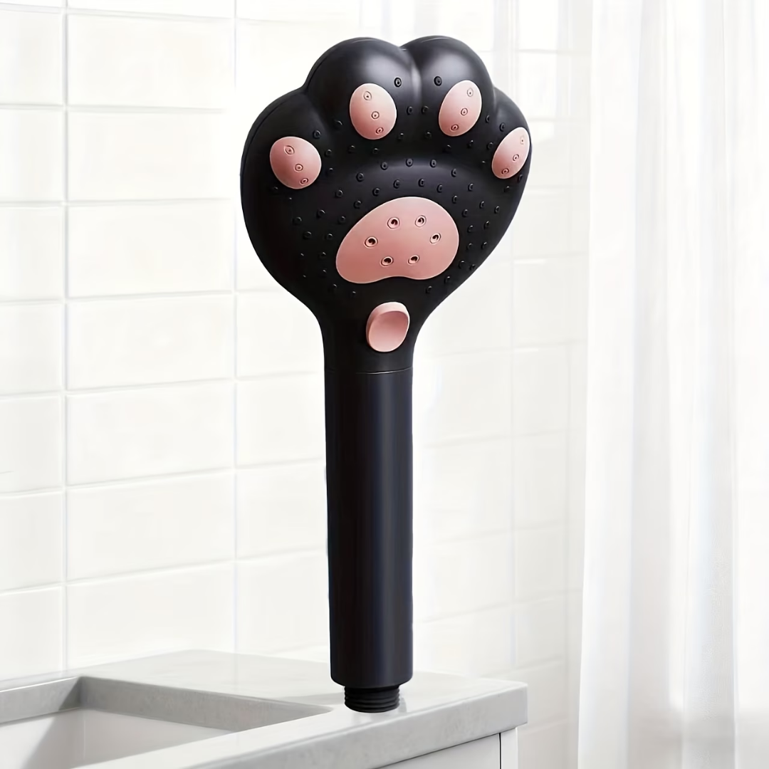 Pawsome Spa | Kattenpoot Douchekop met Massagestand