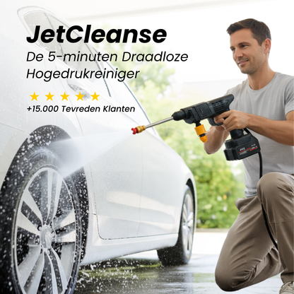 JetCleanse | Snoerloze hogedruk-reiniger