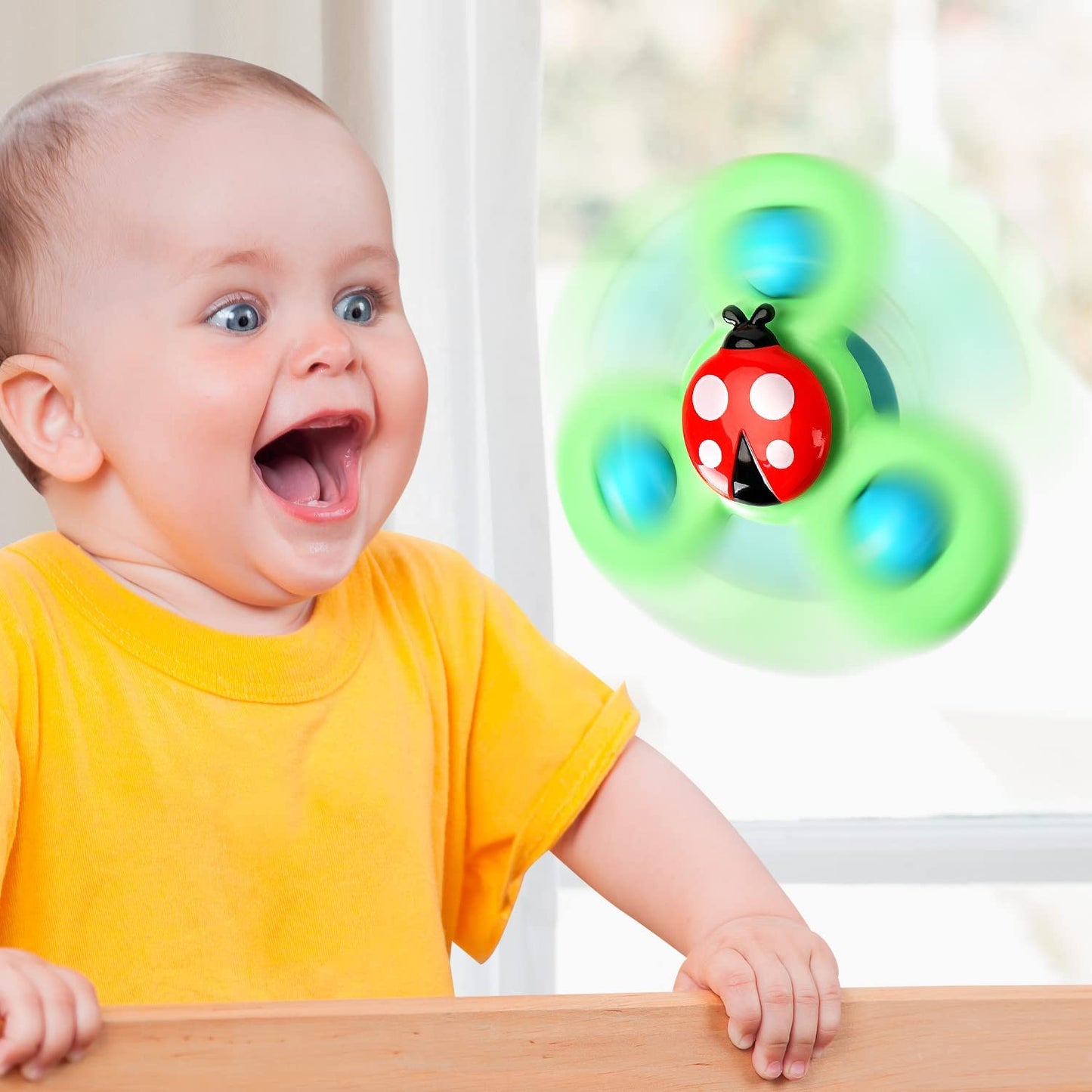 SpinnerToy –  Zacht Zuigend Sensorisch Friemelspeelgoed