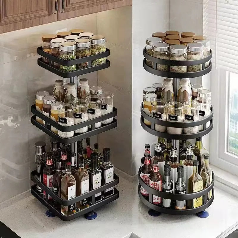 RotatingRack - 360° Draaibaar Multifunctioneel Opbergrek