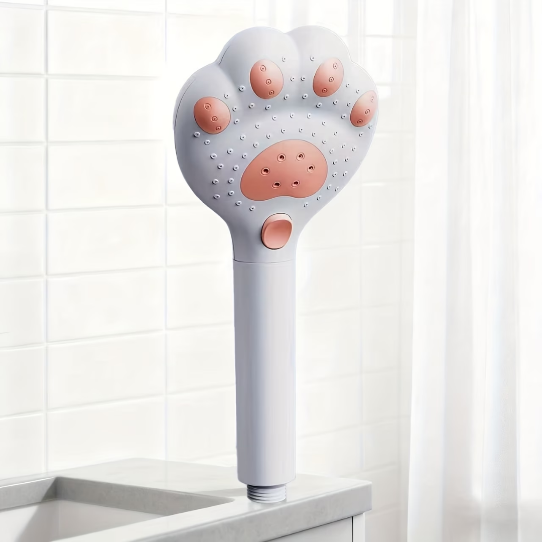 Pawsome Spa | Kattenpoot Douchekop met Massagestand