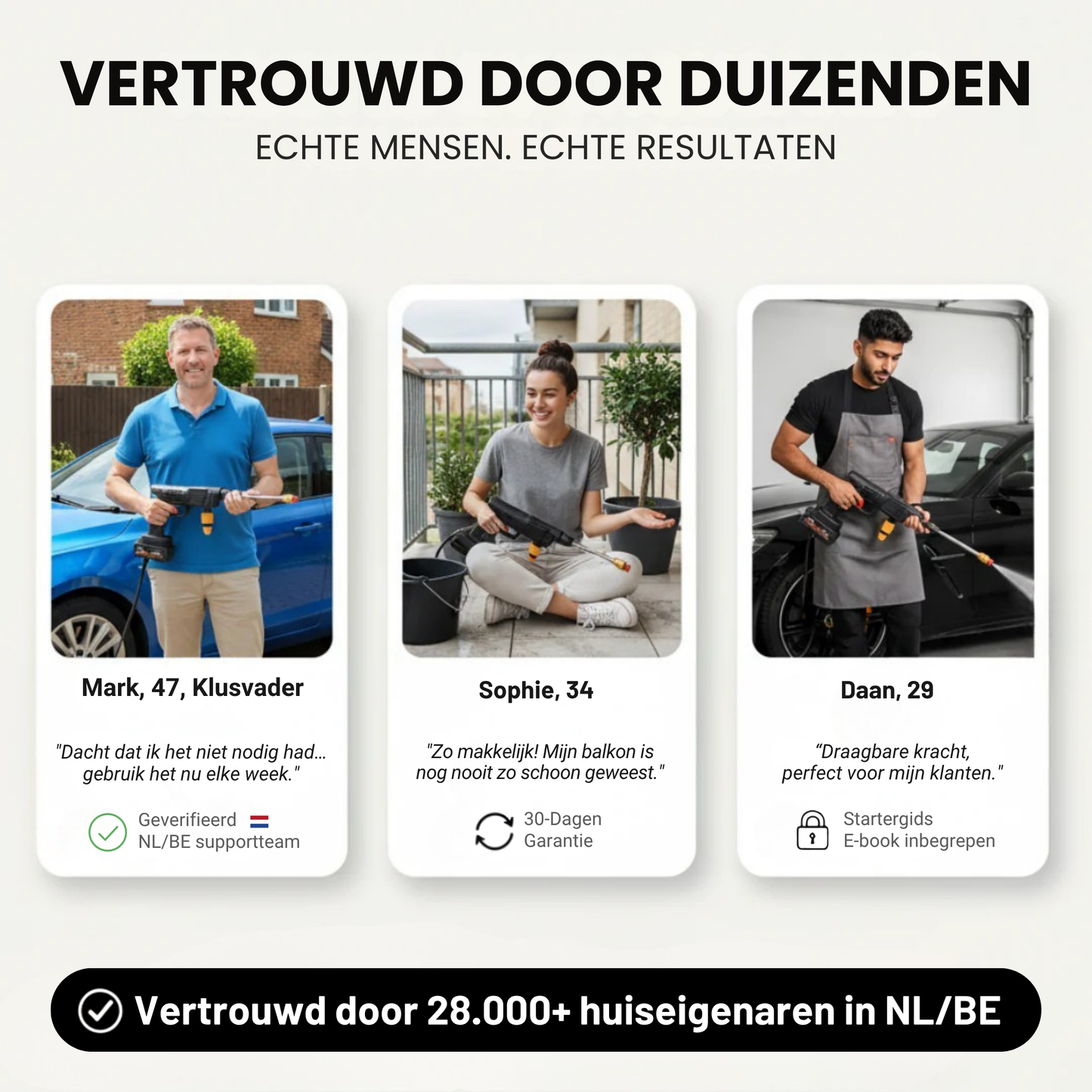 JetCleanse | Snoerloze hogedruk-reiniger