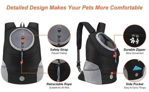 Dogbag Backpack - Ademende Hondendrager