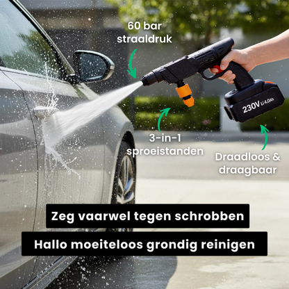 JetCleanse | Snoerloze hogedruk-reiniger