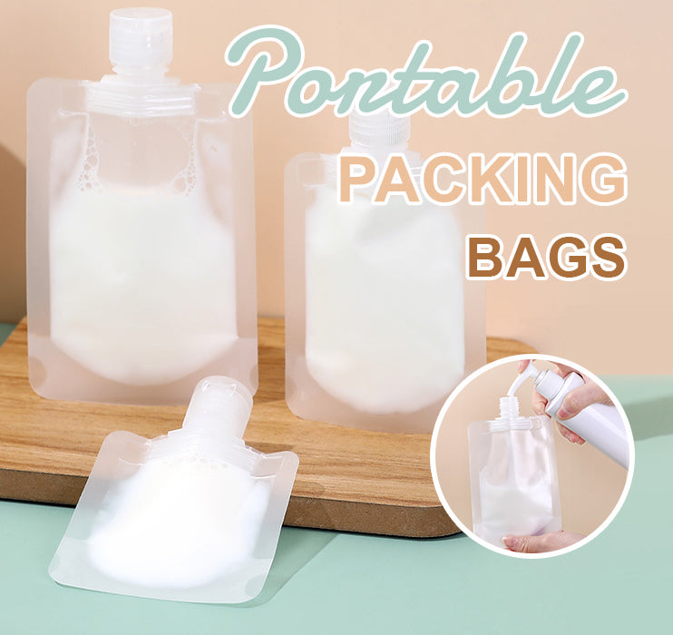 Globetrek  Pouches - Draagbare Transparante Navulbare Vloeistof Verpakkingszak