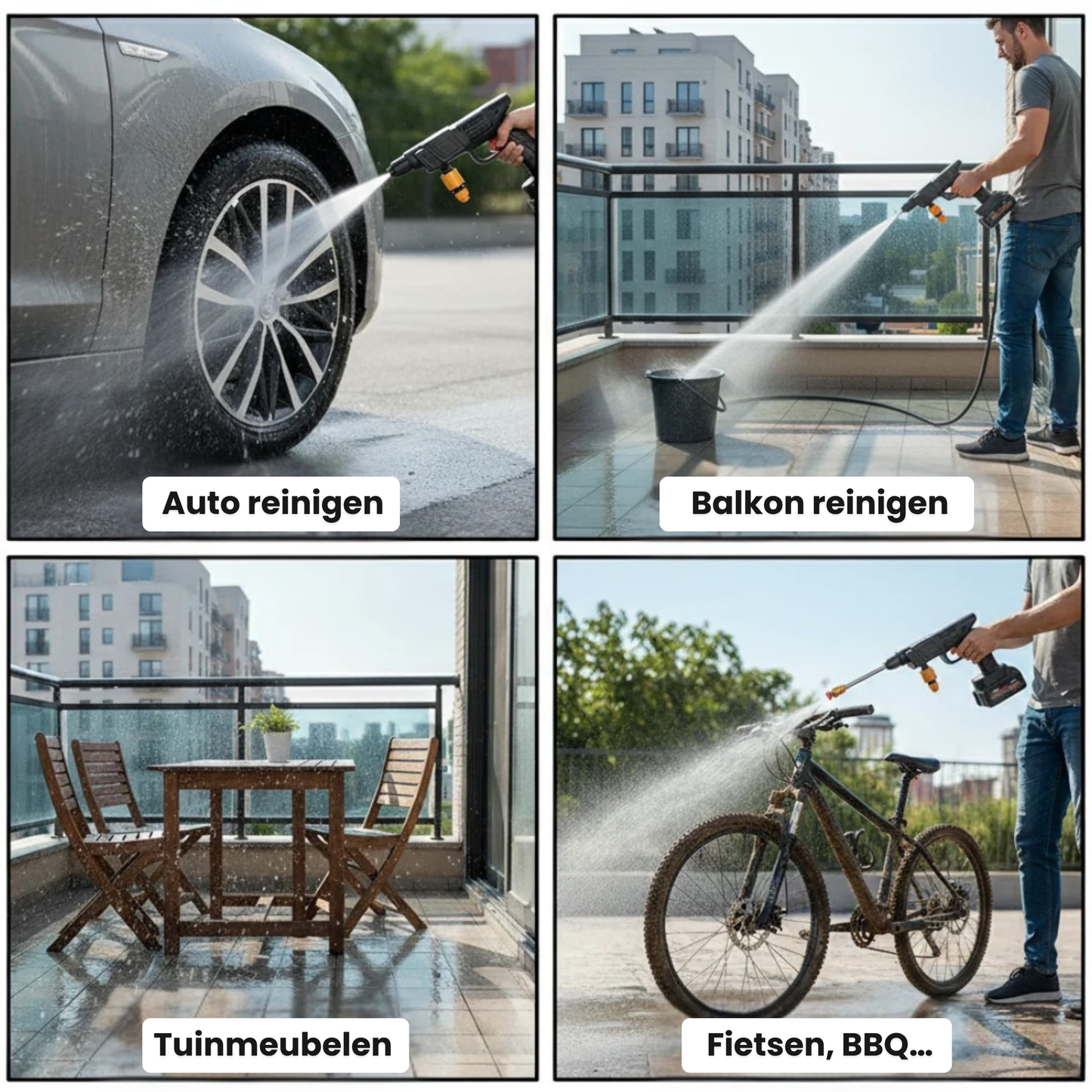 JetCleanse | Snoerloze hogedruk-reiniger