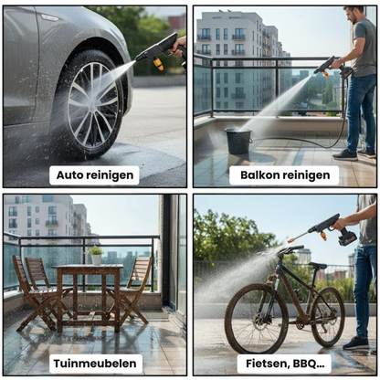 JetCleanse | Snoerloze hogedruk-reiniger