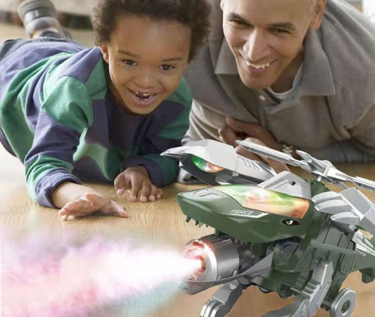 Dino - LED Transformerende Dinosaurus Helikopter Speelgoed