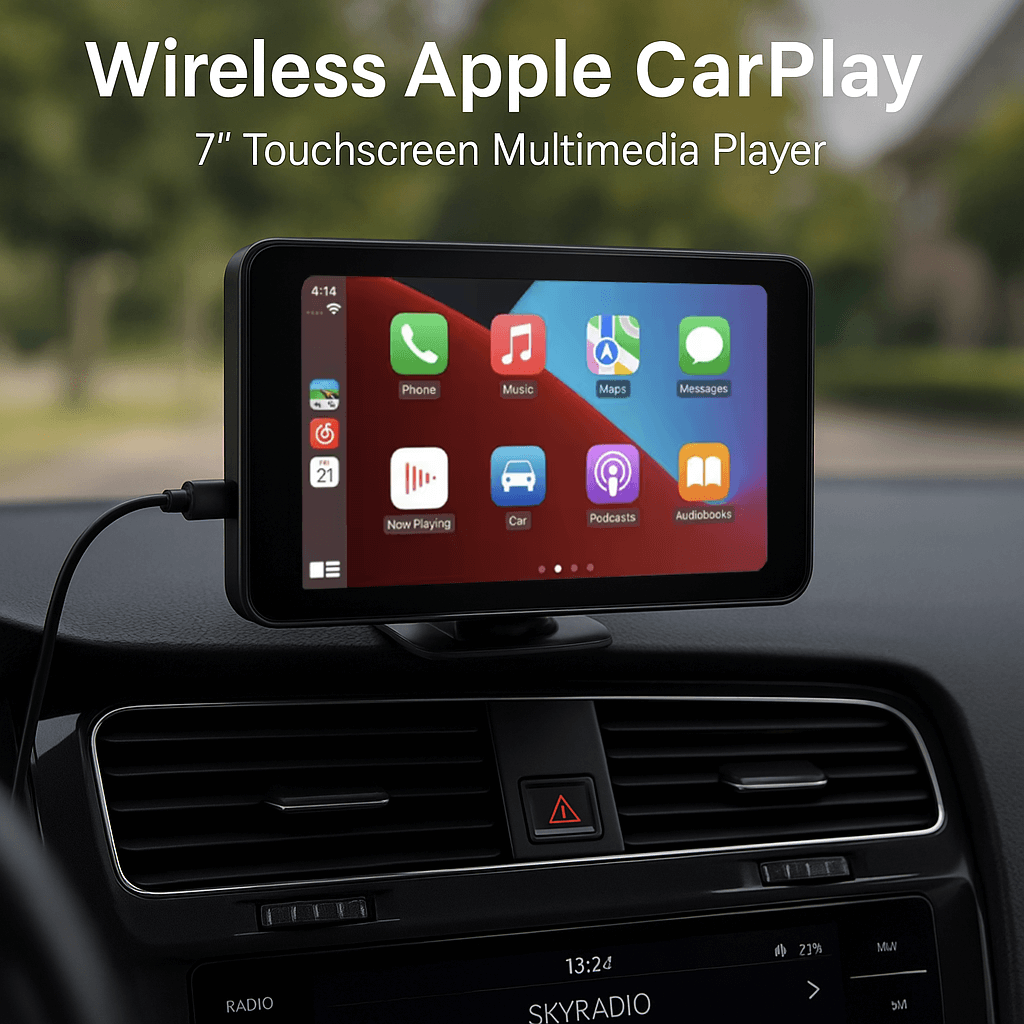 Carlink – Draadloos Apple CarPlay &amp; Android Auto-scherm
