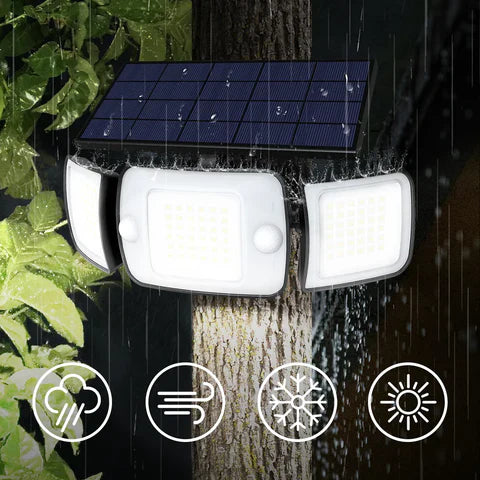 LedNousa Guardian | Zonne-Energie LED Licht | Waterdicht