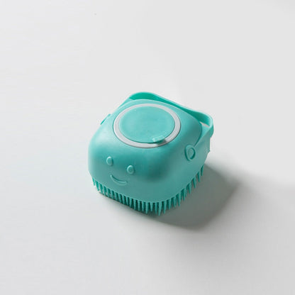 DogCat  BathBrush - Siliconen Massageborstel Voor Huisdieren Met Shampoodoos