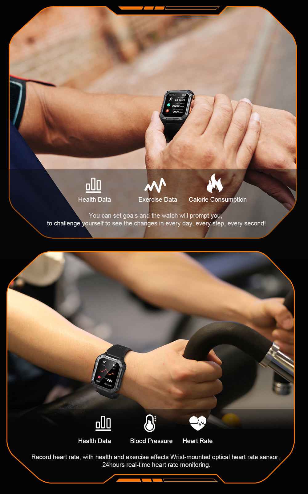 One Watch - Onverwoestbaar Smartwatch Waterbestendig