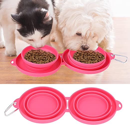 DogCat Travel Diner - Draagbaar Huisdieren Kom Set