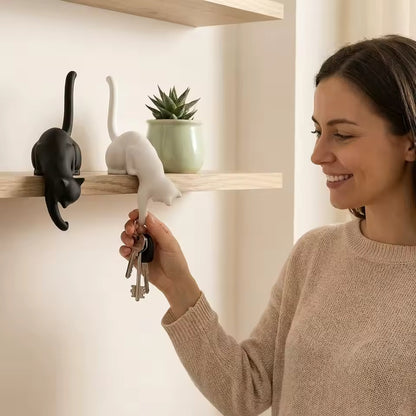 FelineHooks™ | Decoratieve 3D Kattenhaak