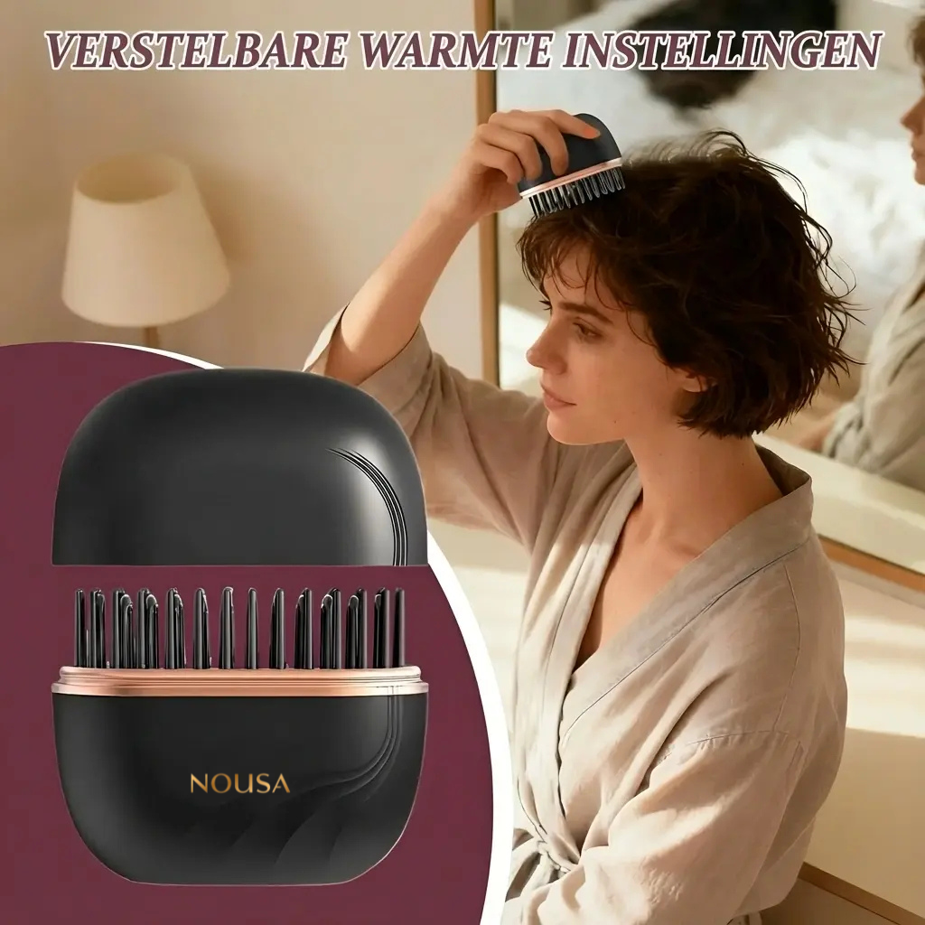 SilkShield™ Pocket 2025 Draadloze Mini Stijlborstel