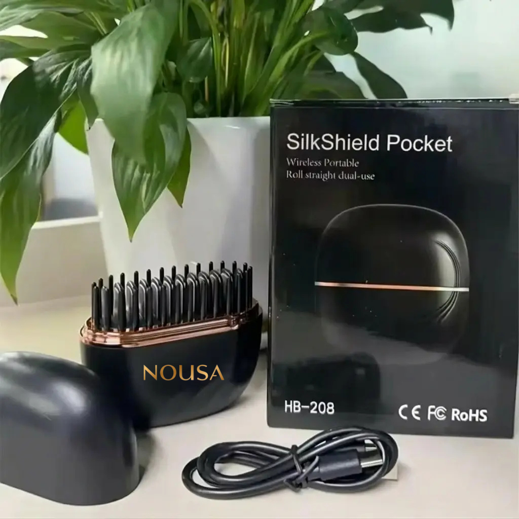 SilkShield™ Pocket 2025 Draadloze Mini Stijlborstel