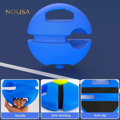 SoloTennis™ Trainer | Train zelfstandig, verbeter je slag met elastisch snoer & robuust ontwerp