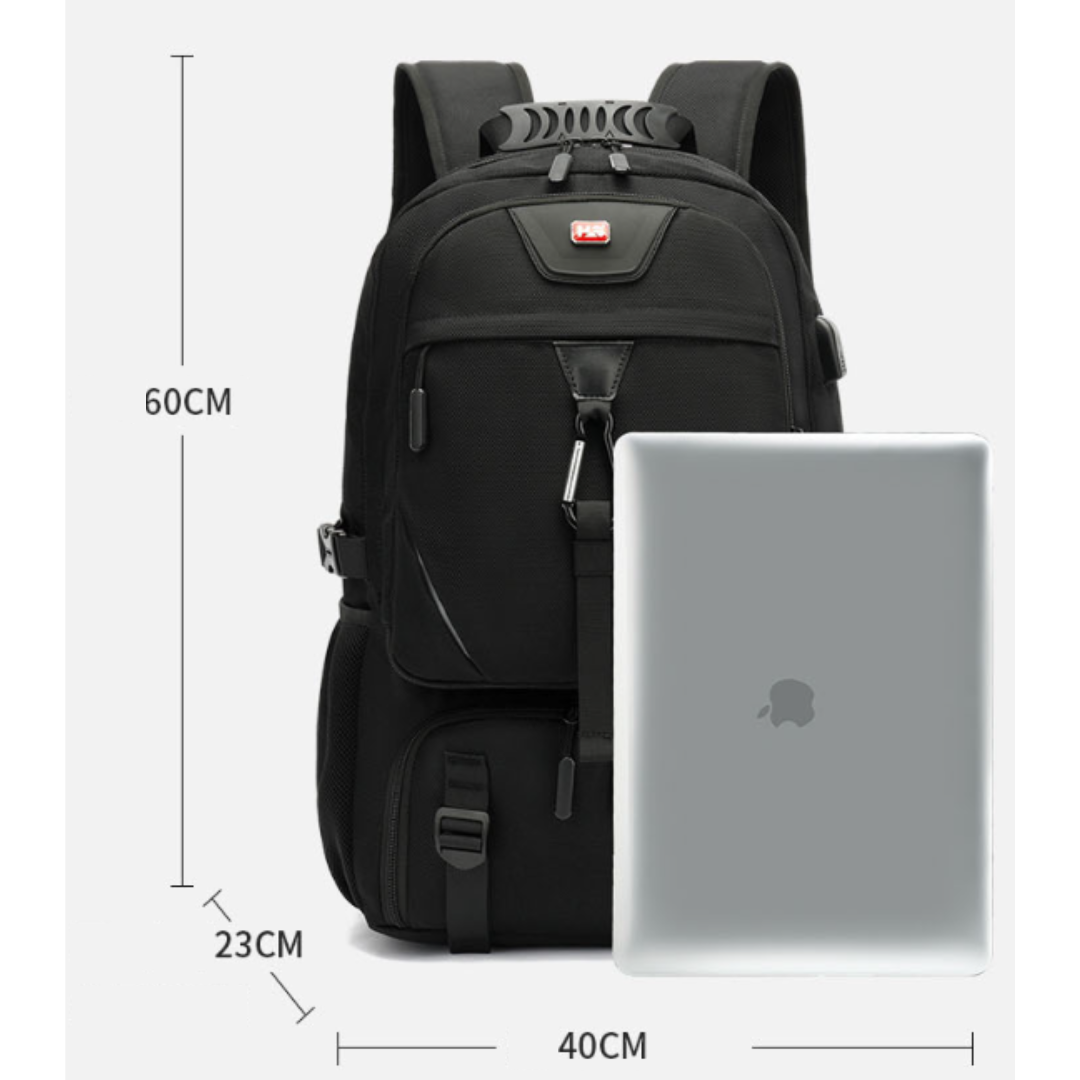 Travel Backpack - Uitbreidbare Rugzak Met Grote Capaciteit