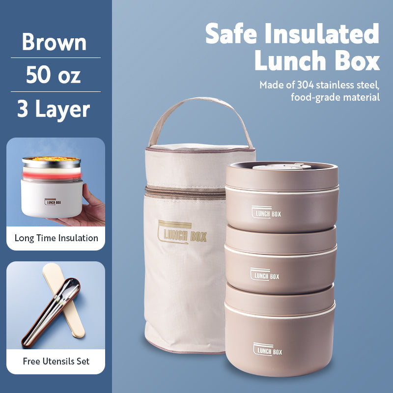 MealBox - Draagbare Geïsoleerde Maaltijdcontainerset