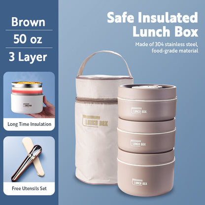 MealBox - Draagbare Geïsoleerde Maaltijdcontainerset
