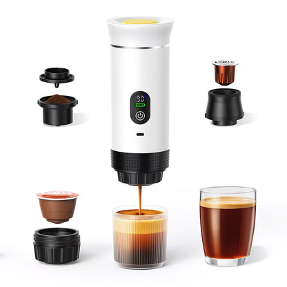 NÖVA™ Draagbare Espressomachine 3-in-1 – Oplaadbaar & Zelfverwarmend