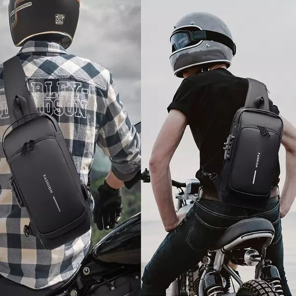 Cross Bag | Nieuw Design Crossbody SideBag Anti-Theft met Lader
